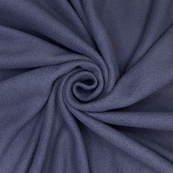Ткань Флис Односторонний 130 гр/м2, цвет Темно-серый (на отрез)  в Воронеже