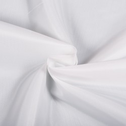 Ткань подкладочная Таффета 190Т, цвет Белый (на отрез)  в Воронеже