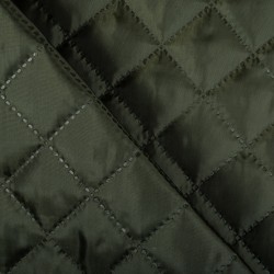 Стеганая подкладочная ткань с синтепоном (100гр/м2), цвет Хаки (на отрез)  в Воронеже